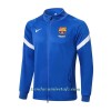 Chaqueta De Entrenamiento Trajes FC Barcelona 2022-23 Azul Blanca - Hombre